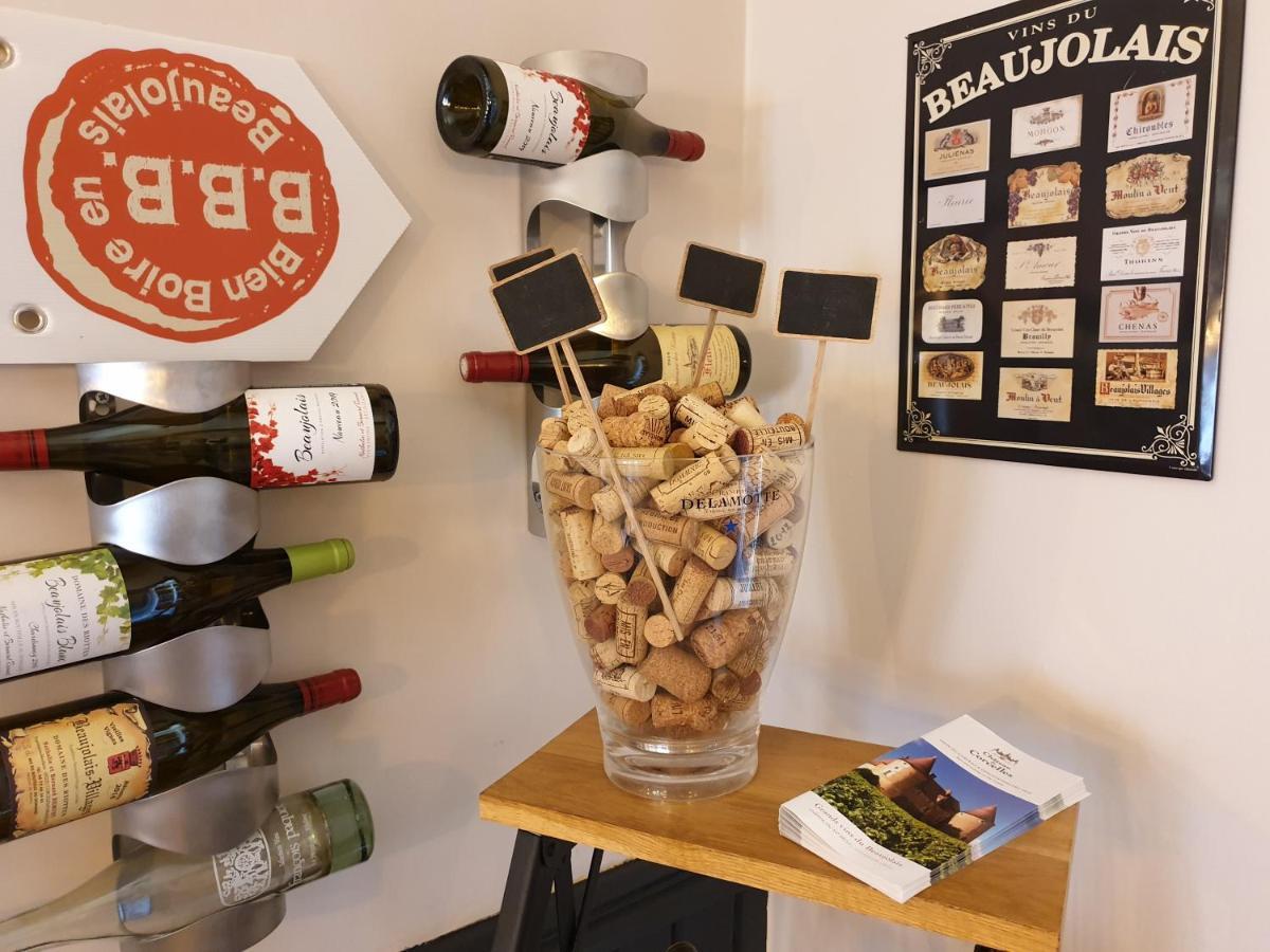 Le Relais Des Dix Crus - Logis Hotel B&B Corcelles-en-Beaujolais Buitenkant foto