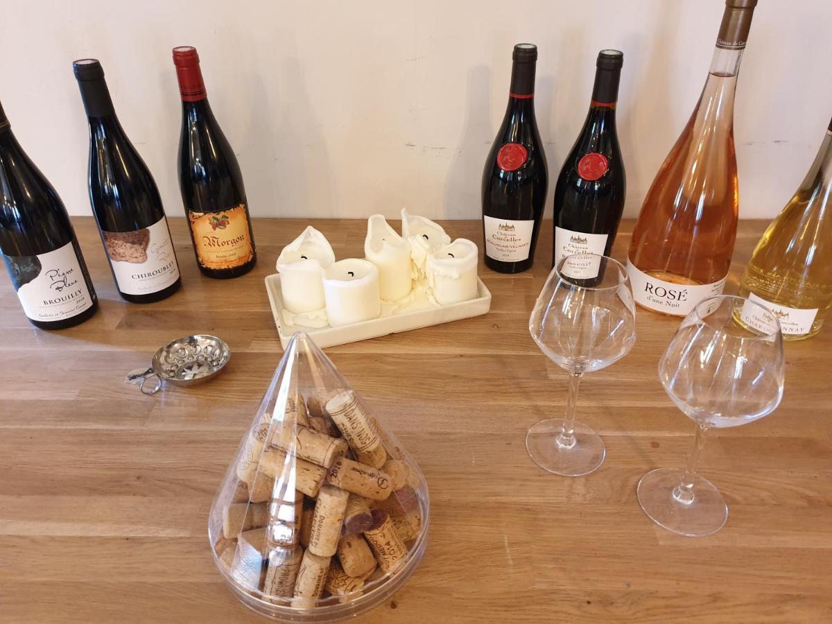 Le Relais Des Dix Crus - Logis Hotel B&B Corcelles-en-Beaujolais Buitenkant foto