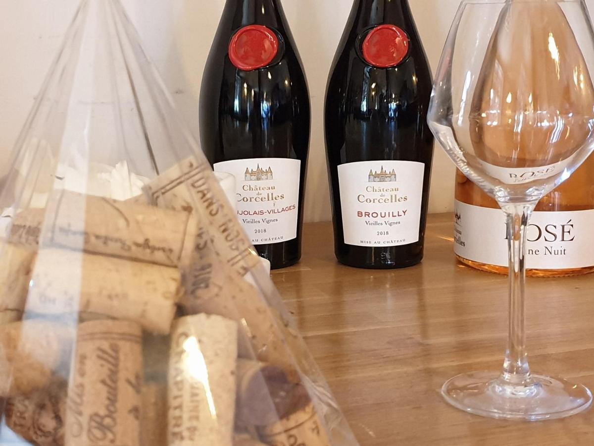 Le Relais Des Dix Crus - Logis Hotel B&B Corcelles-en-Beaujolais Buitenkant foto