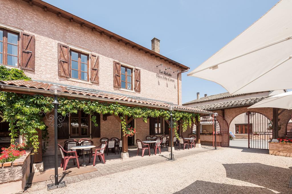 Le Relais Des Dix Crus - Logis Hotel B&B Corcelles-en-Beaujolais Buitenkant foto