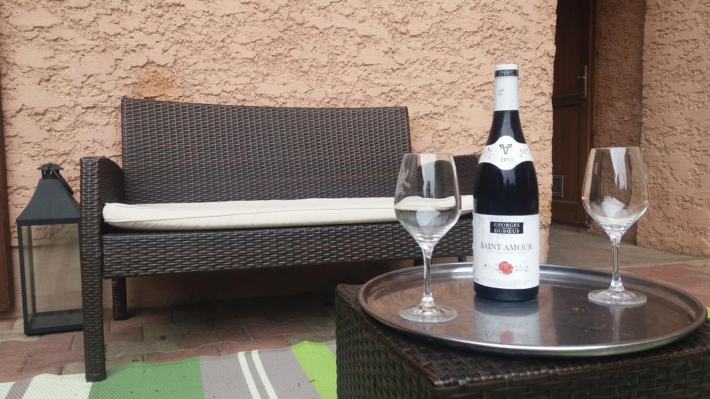 Le Relais Des Dix Crus - Logis Hotel B&B Corcelles-en-Beaujolais Buitenkant foto